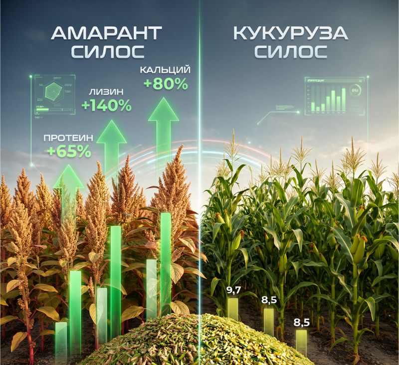 Сравнение сортов амаранта - питательная ценность